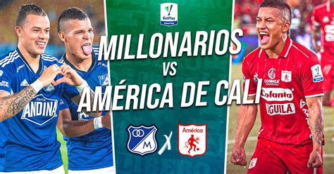 partidos hoy millonarios en vivo roja directa